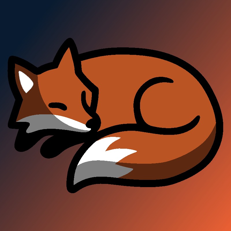 The sleeping FoxVale fox